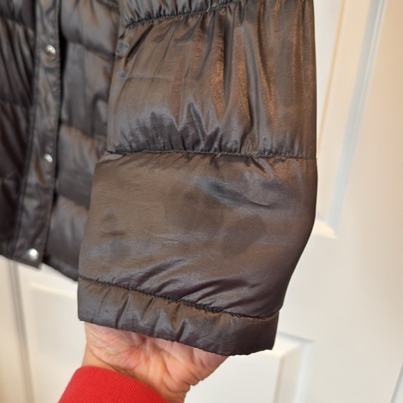 Michael Kors Gray Packable Down Fill Puffer Jacket Coat Women’s Size Medium - Picture 4 of 13